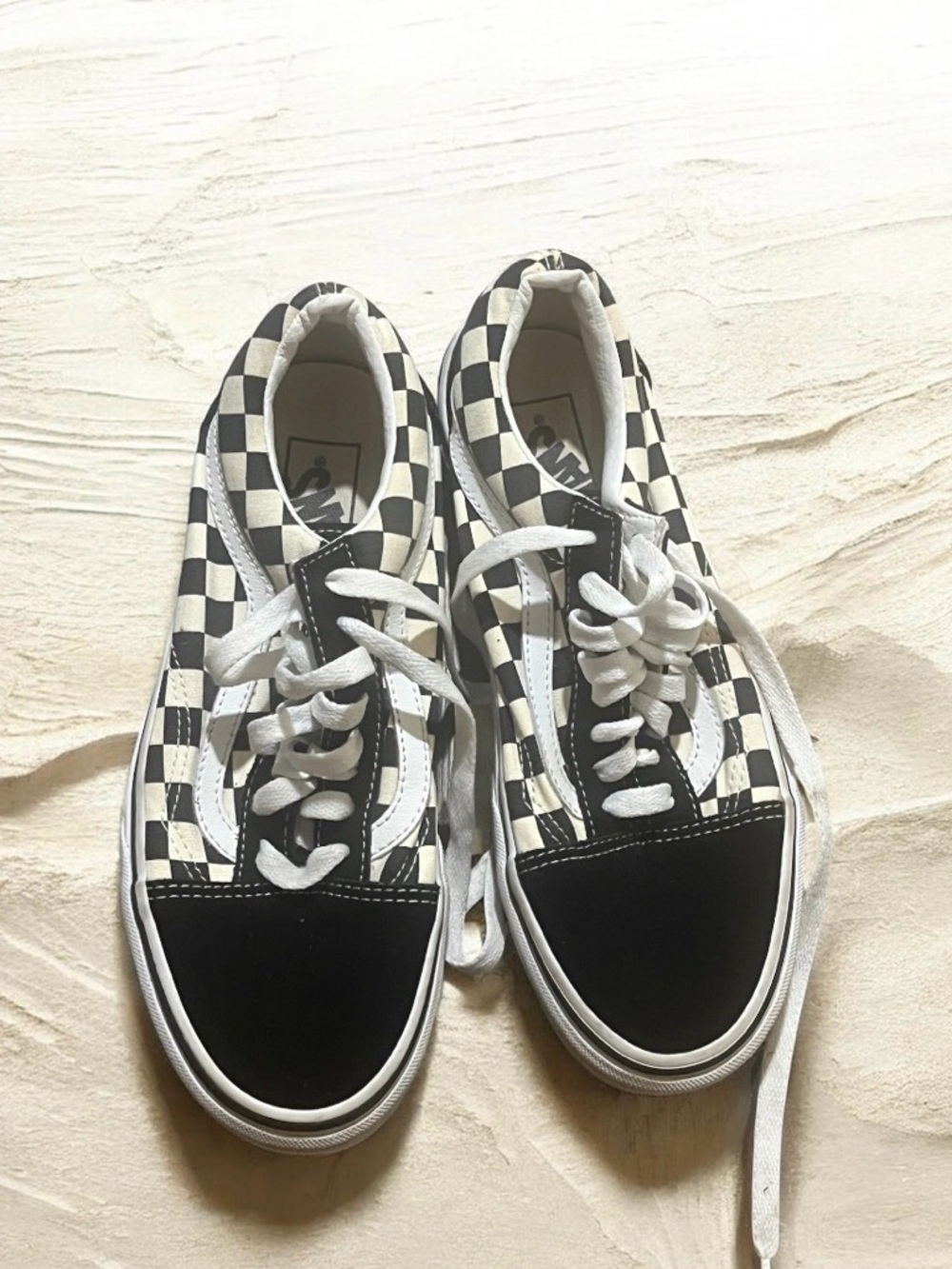 Vans Black & White Checkerboard Old Skool Shoes
